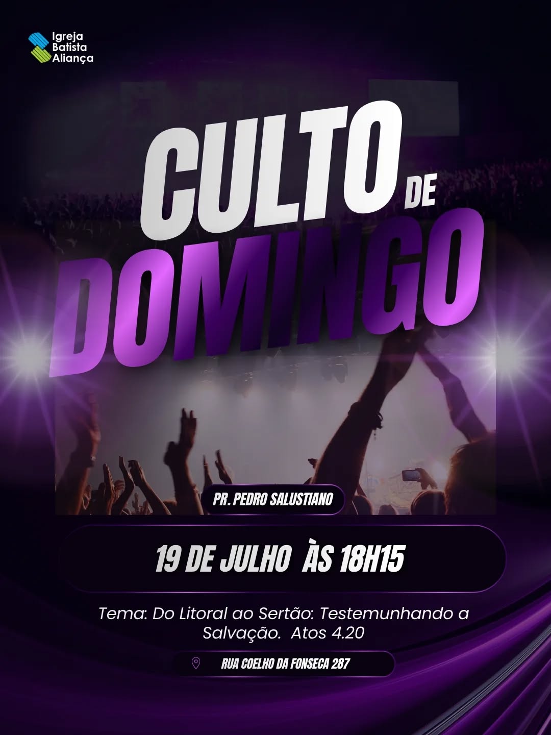Vem pra adoração ao nosso Senhor Jesus! 🙌🏽