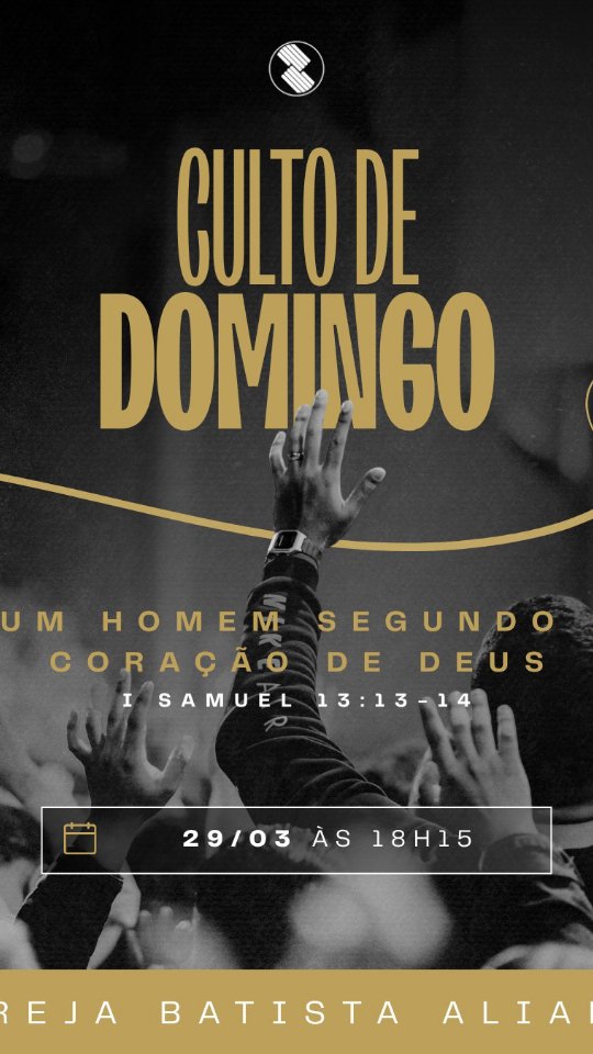 Nada melhor do que começar a semana na presença de Deus. 🏠🙌

 Junte-se a nós hoje, às 18h15, para um tempo especial de louvor e palavra. 

Traga um amigo! 🤝 

#Convite #VidaCristã #Domingo #cultodedomingo #cultodecelebração