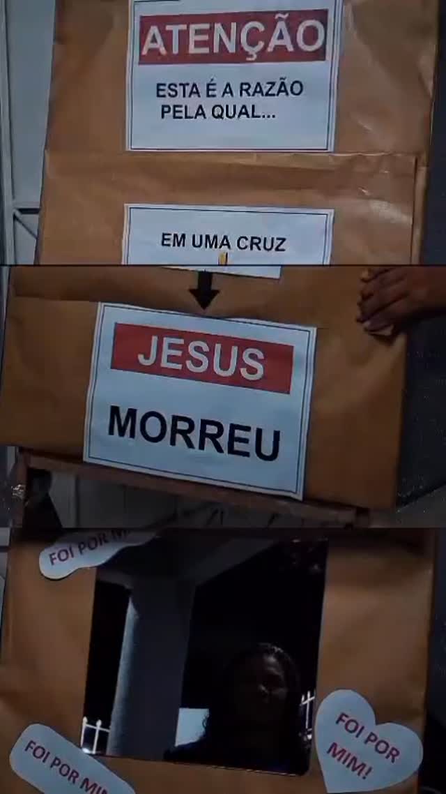 Foi por mim, foi por você 🫵🏻   #jesusmorreuporvocê #páscoa2026