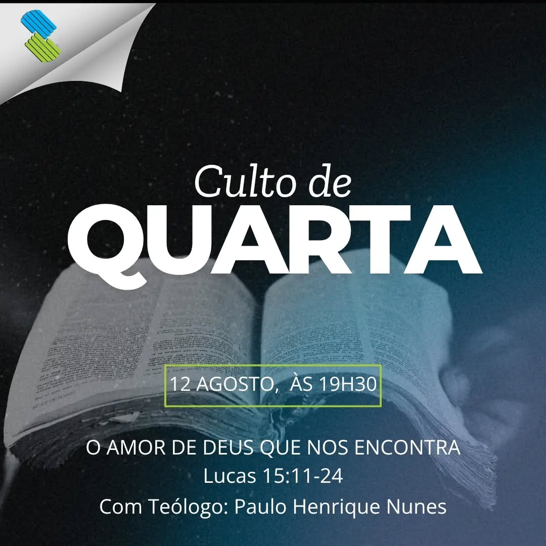 Culto de Doutrina e Oração, vem crescer no conhecimento de Deus? Vem