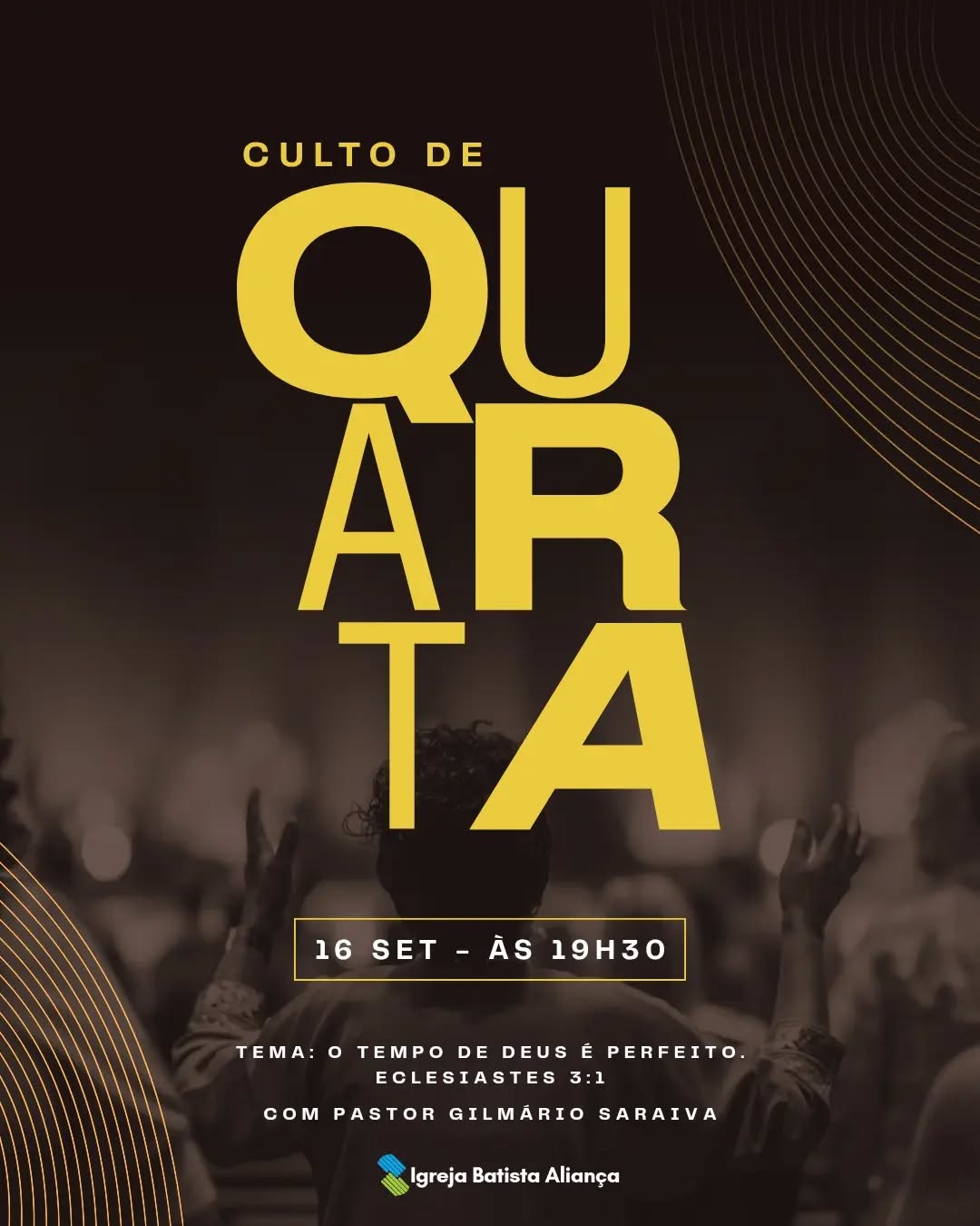 Quarta é dia de aprendizado da palavra, vem crescer junto com a gente? Vem?